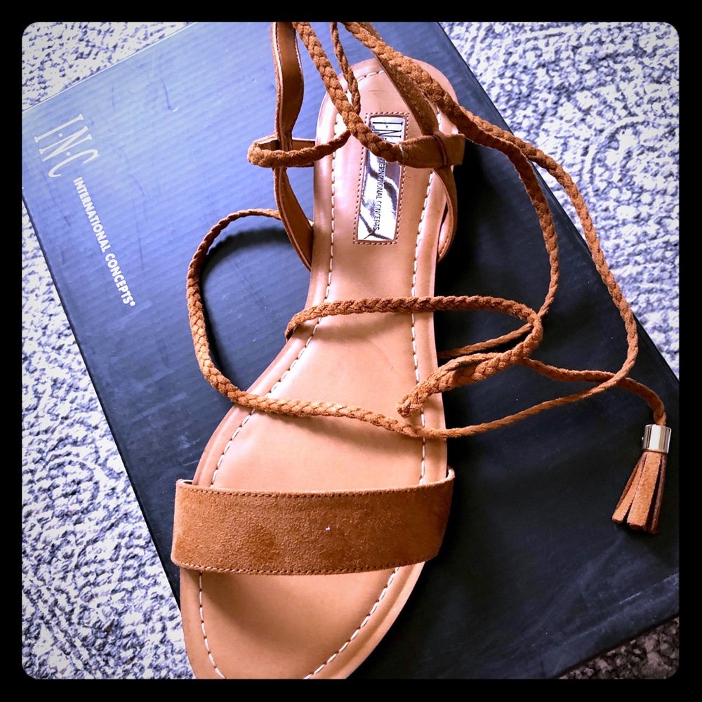 INC Gladiator sandals, brand new, never worn :)